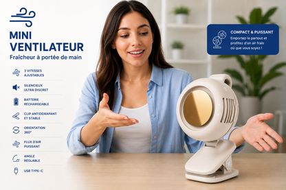 Mini Ventilateur Silencieux